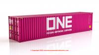 4F-028-104 Dapol 40ft Container Pink One Twin Pack